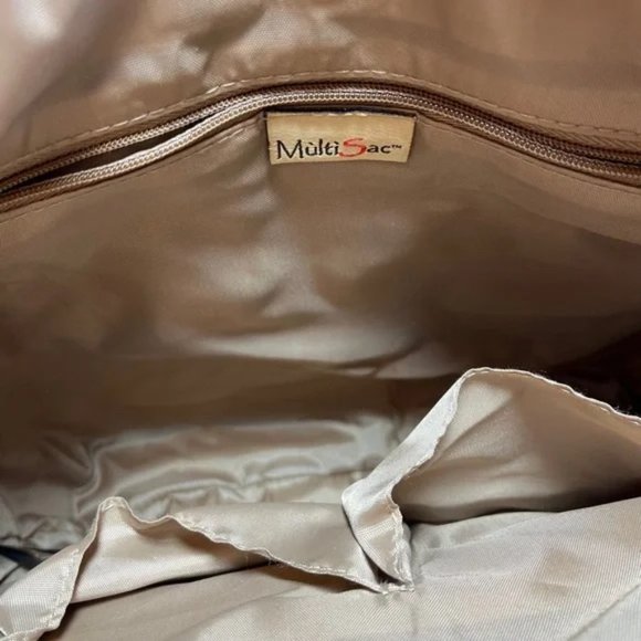 MultiSac Flare Large Crossbody Bag | 13.25 In | Polyester & Faux Leather | NWT - Picture 5 of 11